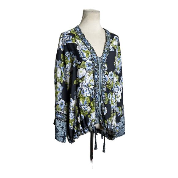Free People Wildflower Cinched Kimono Jacket Size XS/S - Picture 10 of 12